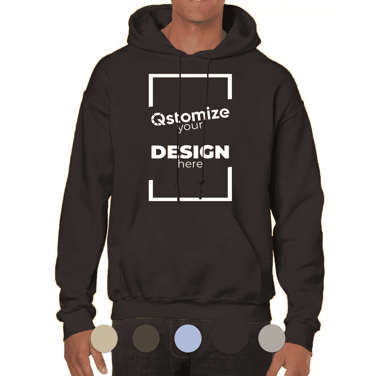 Custom Gildan - Heavy Blend™ Hooded Sweatshirt - 18500 -Qstomize.com