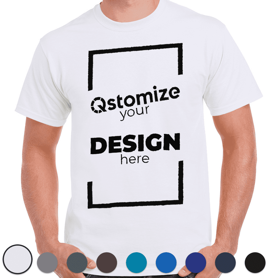Custom Gildan - Heavy Cotton™ T-Shirt - 5000 Ash-Qstomize.com