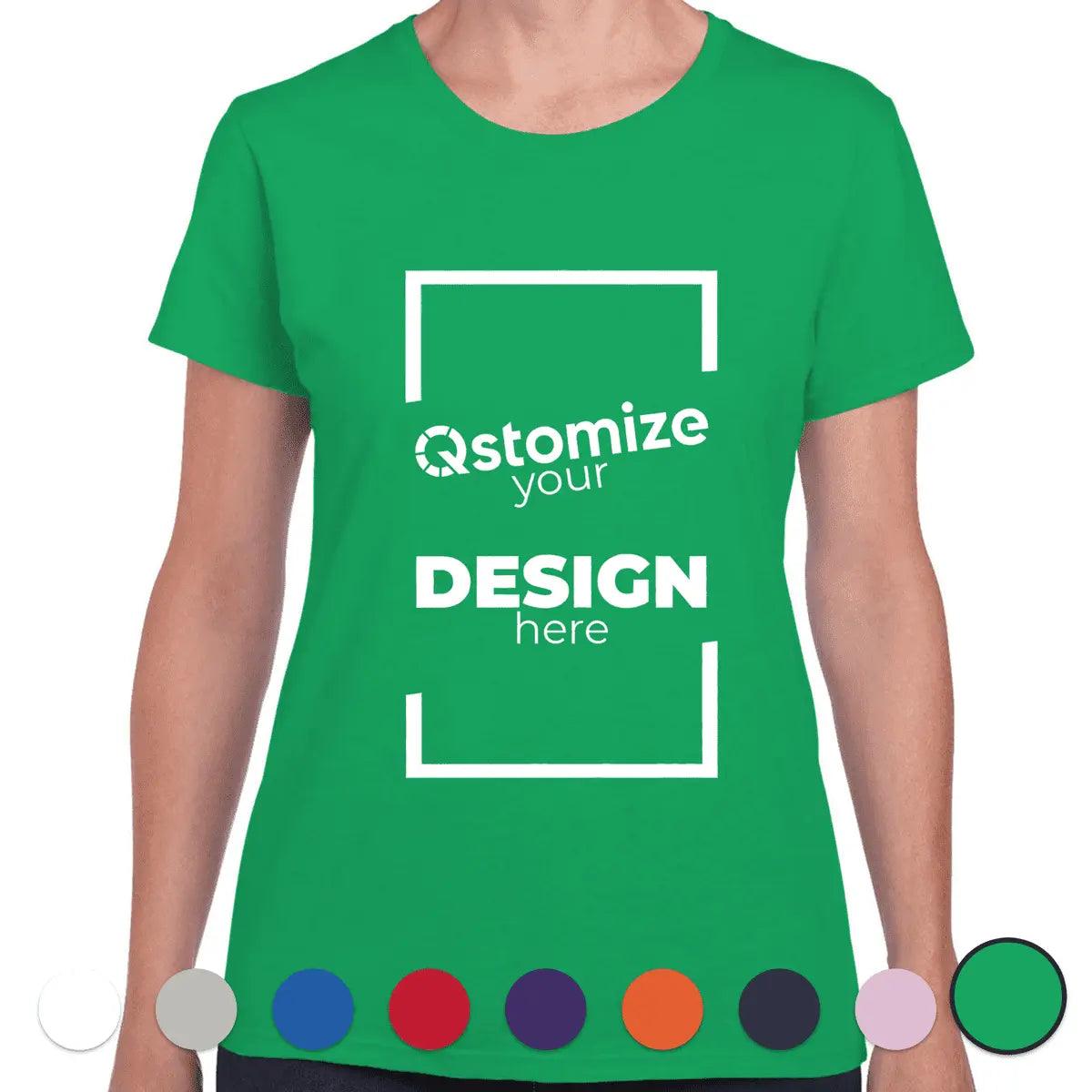 Custom Gildan - Heavy Cotton™ Women’s T-Shirt - 5000L Irish Green-Qstomize.com