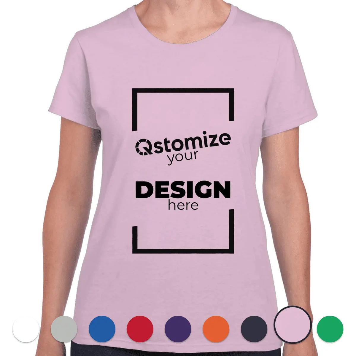 Custom Gildan - Heavy Cotton™ Women’s T-Shirt - 5000L Light Pink-Qstomize.com