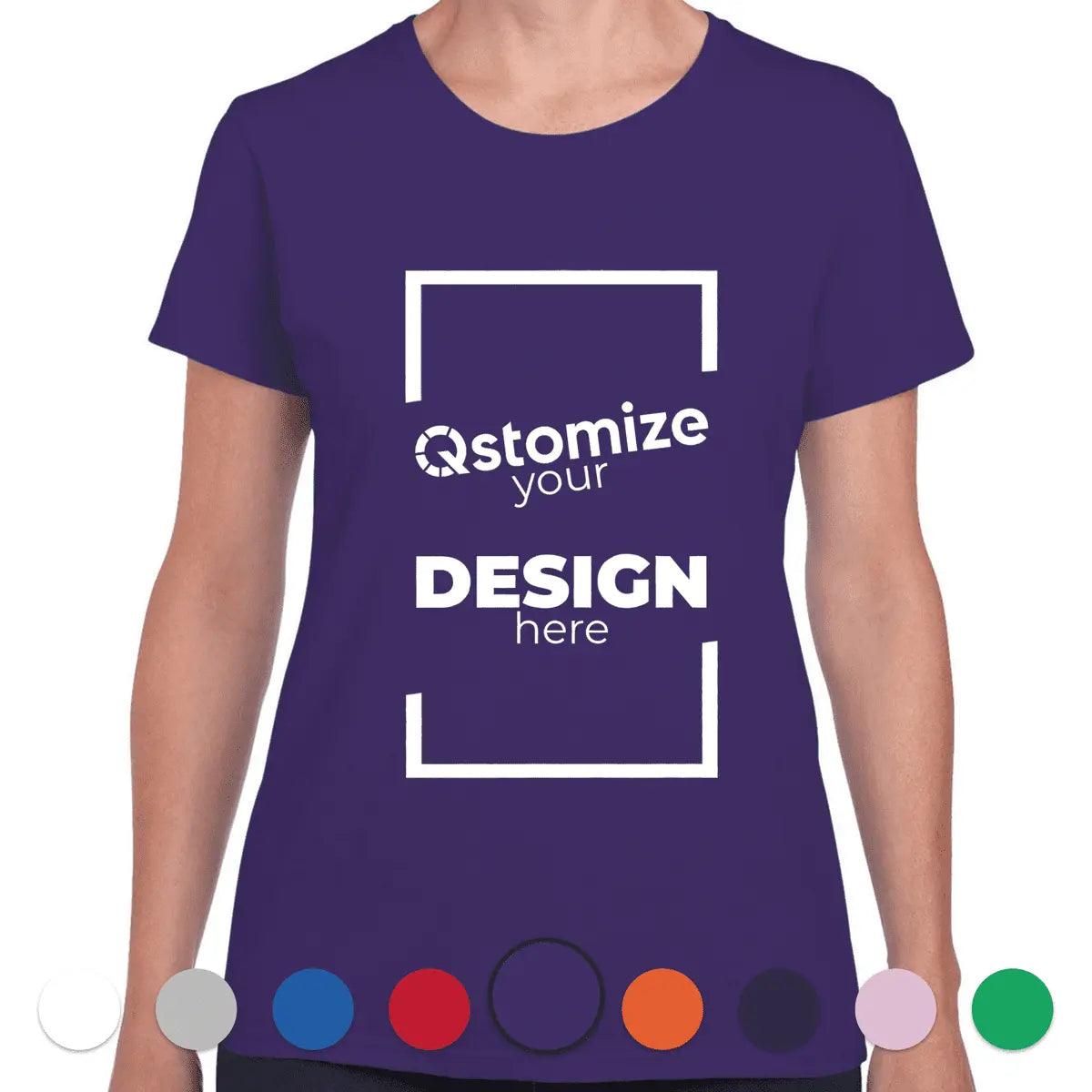 Custom Gildan - Heavy Cotton™ Women’s T-Shirt - 5000L Purple-Qstomize.com