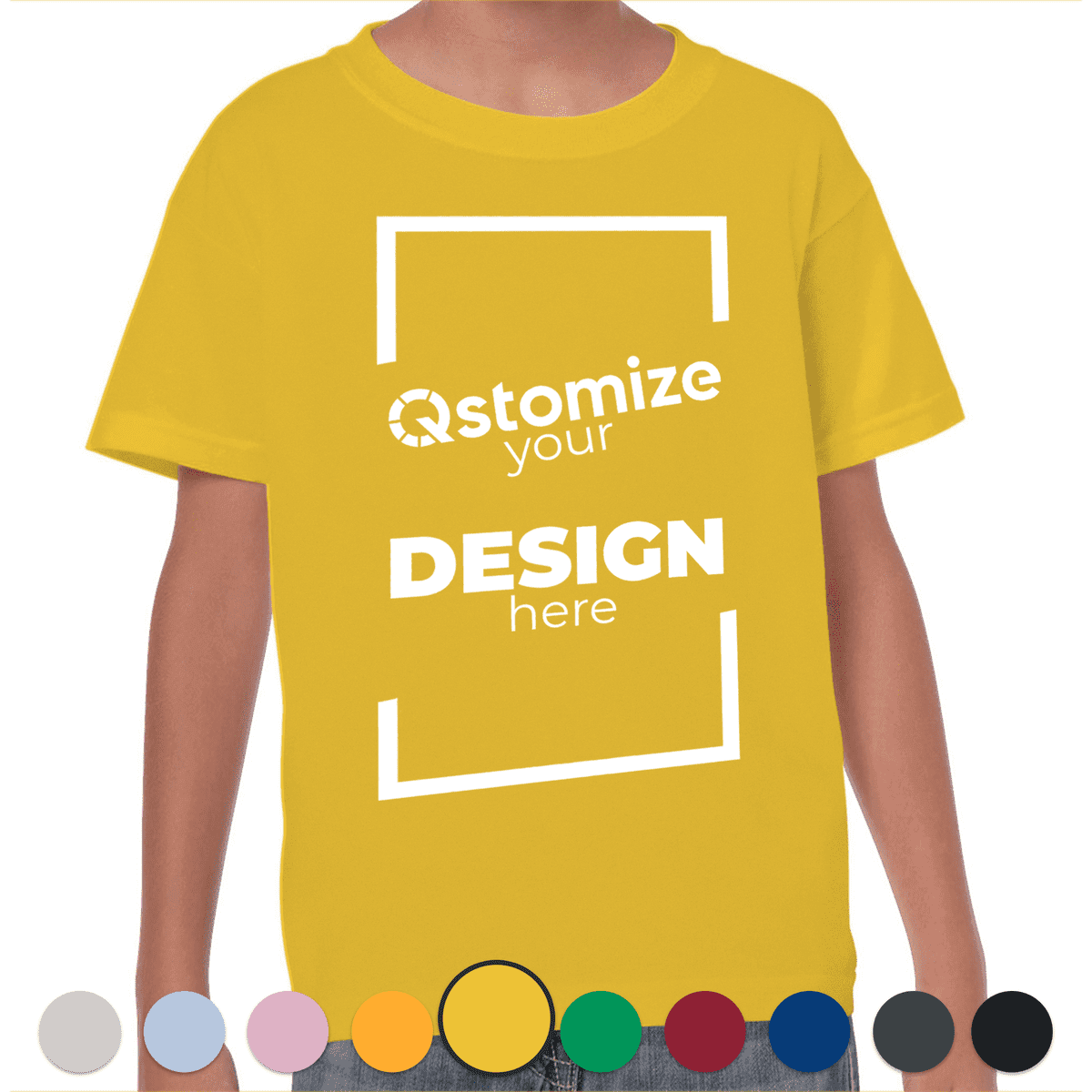 Custom Gildan - Heavy Cotton™ Youth T-Shirt - 5000B Daisy-Qstomize.com