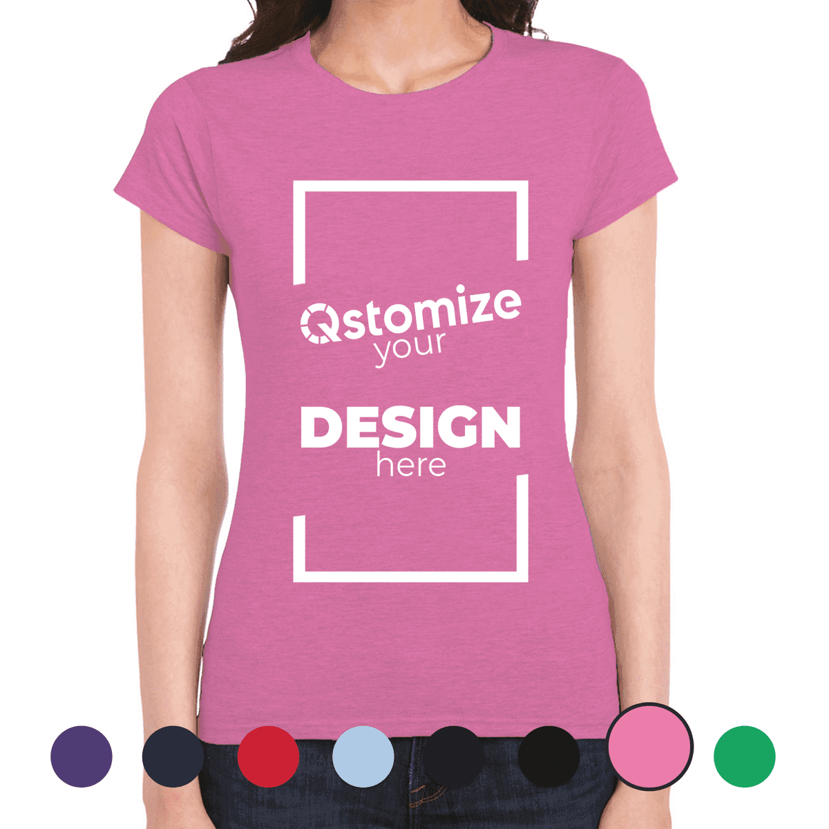 Custom Gildan Softstyle® Women’s T-Shirt - 64000L AZALEA-Qstomize.com