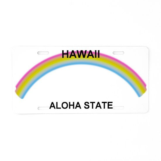 Hawaii Personalized License Plate
