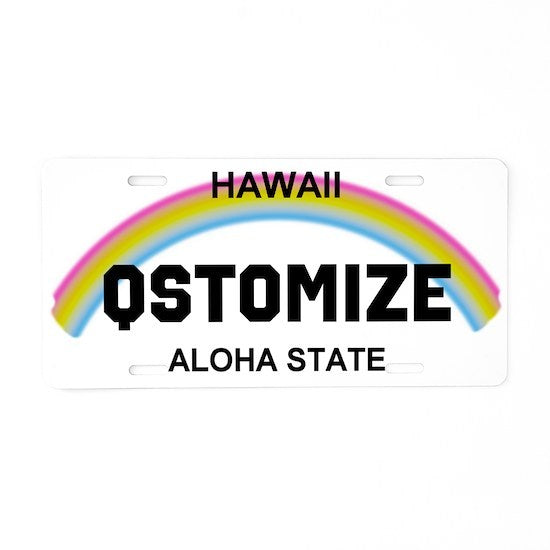 Hawaii Personalized License Plate