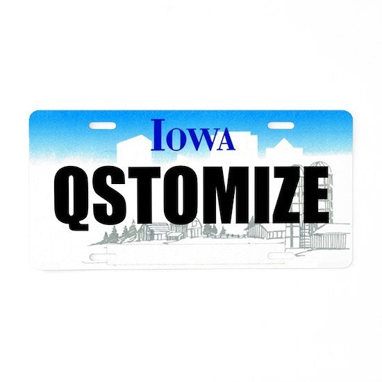 Iowa Personalized License Plate