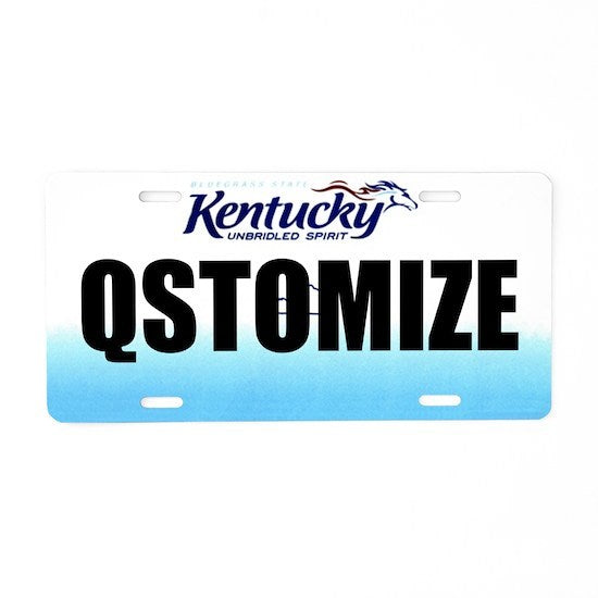 Kentucky Personalized License Plate