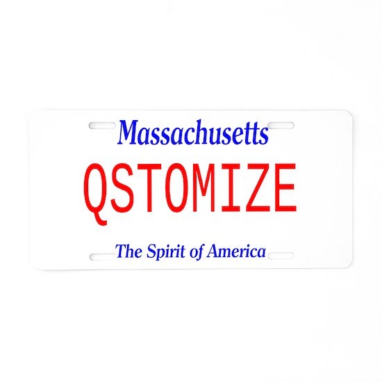 Massachusetts Personalized License Plate