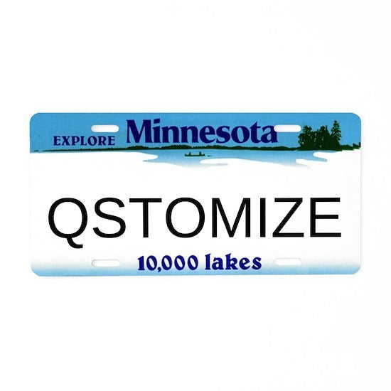 Minnesota Personalized License Plate