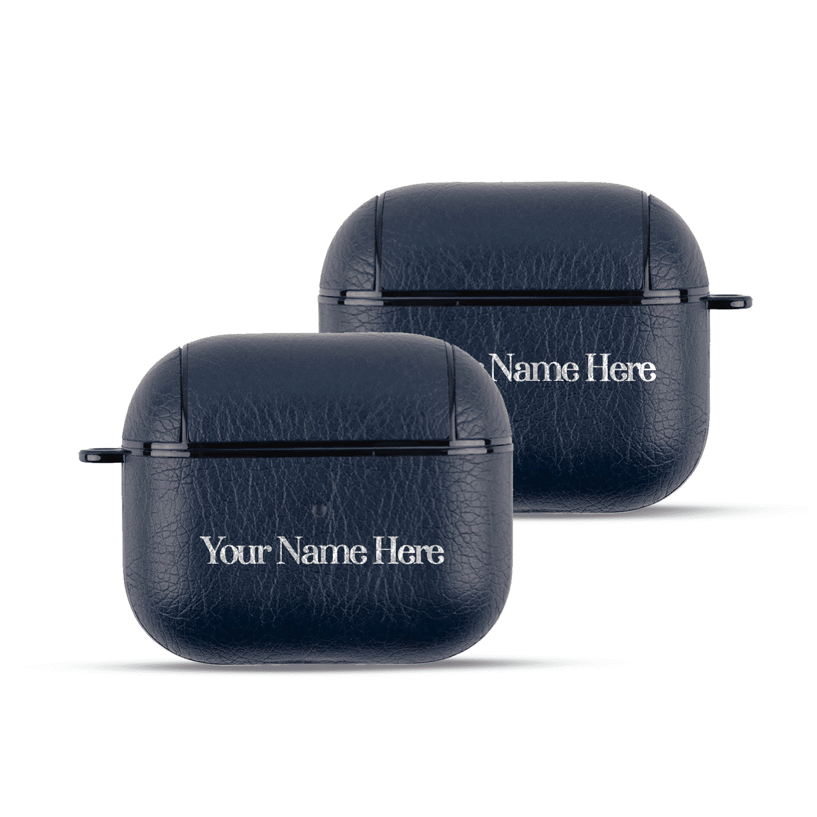 Name Leather Airpods Case