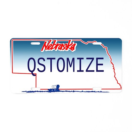 Nebraska Personalized License Plate