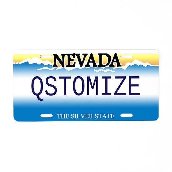 Nevada Personalized License Plate