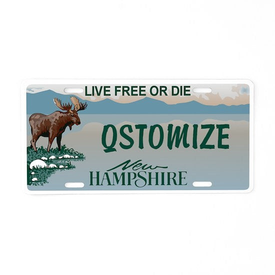 New Hampshire Personalized License Plate