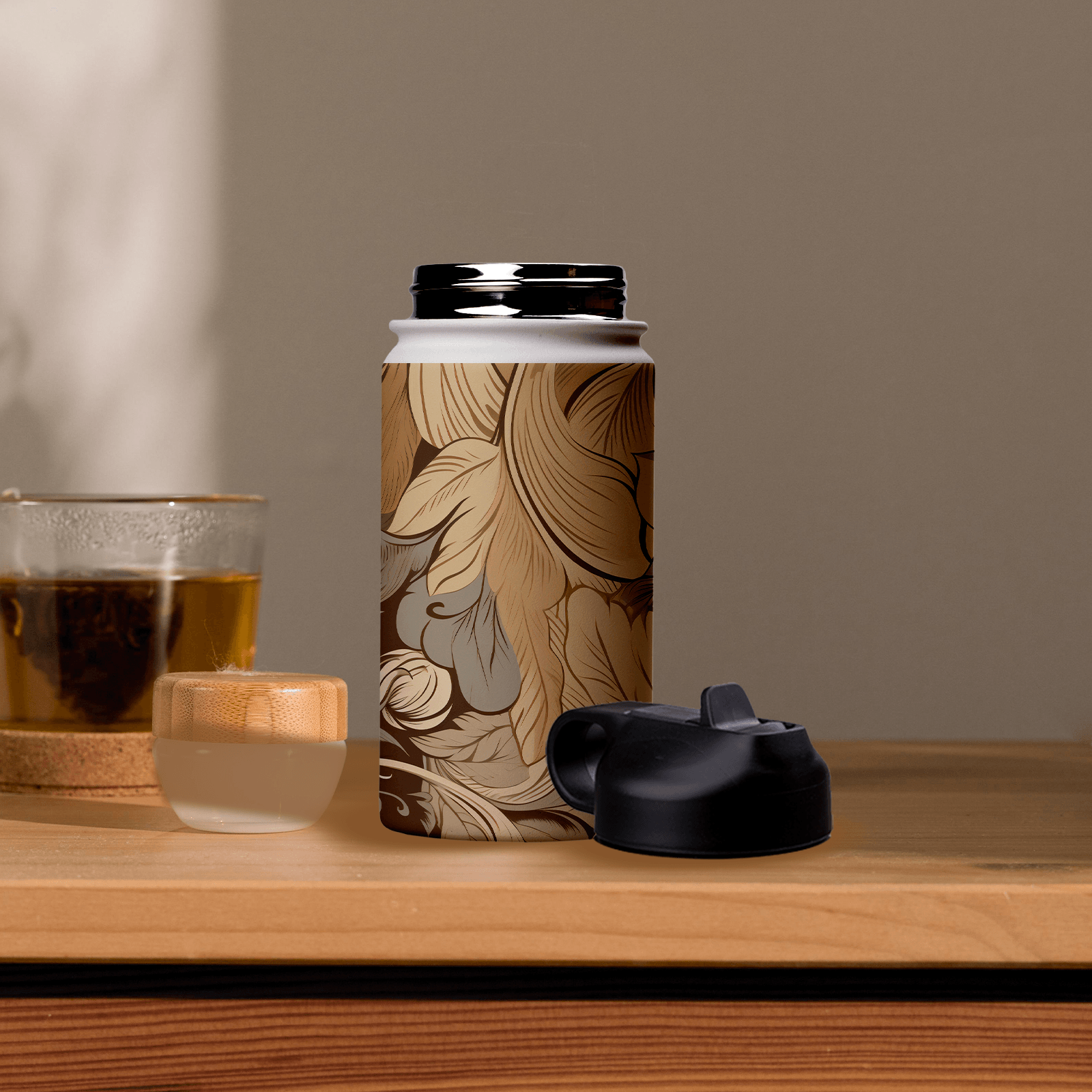 Starbucks Coffee Cup Tumbler 12oz Black Travel Mug Lid Writable Surface