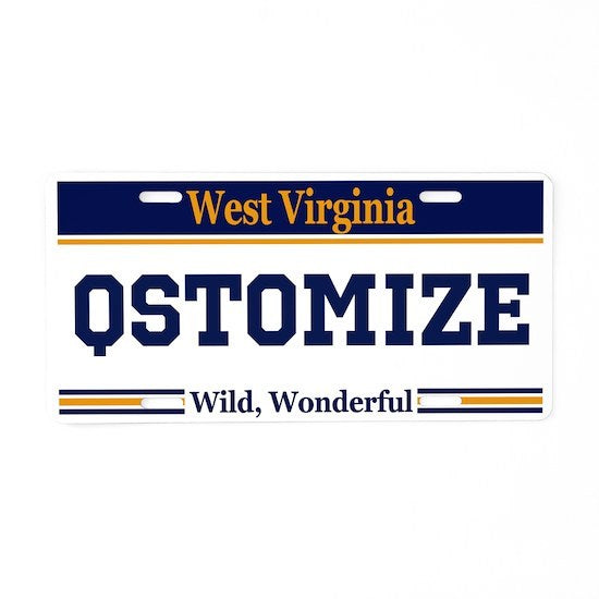 West Virginia Personalized License Plate
